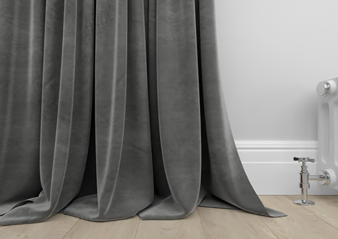 Ultra Luxe Velvet, Dark Grey - Made to Measure Curtains - Image 6